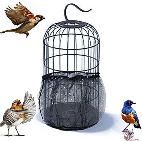 EastVita Evrensel Net Gazlı Bez Kapak Birdcage Kapak Net Bez Toz Geçirmez Papağan Kafesi Aksesuarları