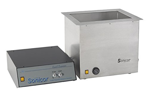 Sonicor Inc, 3.5 Galon Endüstriyel 300 Watt Ultrasonik Temizleyici (Tank Kimliği: 10x08 x10)