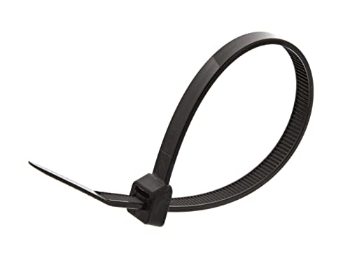 100 Adet 11 İnç Siyah Naylon 50 lb Kablo Zip Bağları / ABD'de Üretilmiştir / BCP897