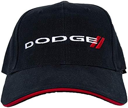 Dodge Logo İşlemeli Şapka Kapağı (Siyah)