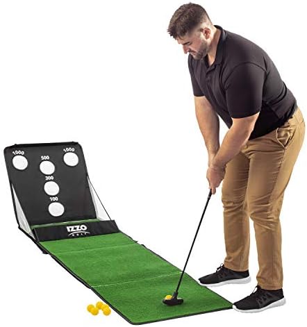 Izzo Skee - Golf Atıcı Seti-Golf Atıcı Seti 6 Pratik Golf Topu ve Çok Yönlü Golf Atıcı İçerir