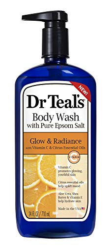 Dr. Teal's Glow & Radiance with C Vitamini ve Narenciye Esansiyel Yağları Vücut Yıkama 24oz 2'li Paket