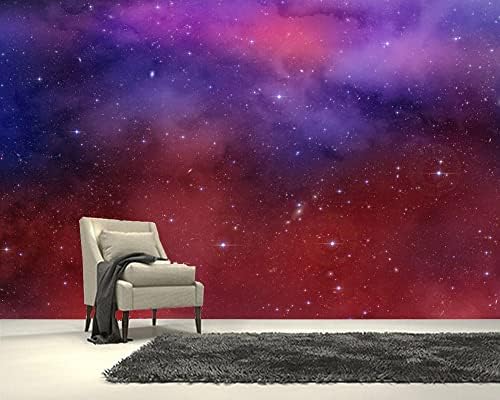 IAUGHMurals Çıkarılabilir DIY 3D Renk Yıldızlı Gökyüzü Desen Sanat Dekor Çocuk Odası Duvar Sticker Kız Gençler Yatak Odası Oturma