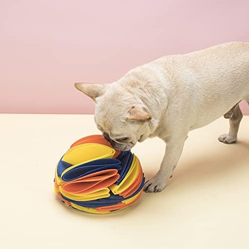 DOEKGE Pet Snuffle Mat için Köpek, Köpekler Snuffle Topu, Pet Nosework besleme matı, interaktif Besleme Oyunu Teşvik için Doğal