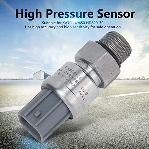 Basınç Sensörü, KM10-P16 Hassas Ekskavatör Sensörleri KATO HD450 HD820-3R için Kolay Kurulum CG-01‑099 40Mpa