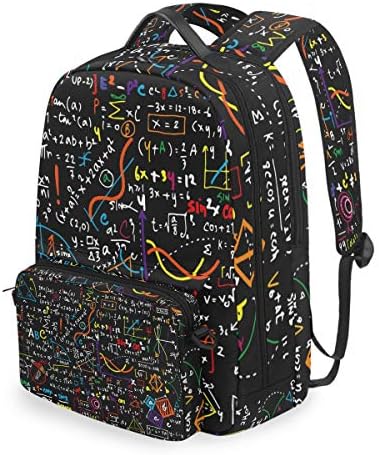 Sırt çantası Matematik Eğitim Desen Ayrılabilir Kolej Çantası Seyahat Fermuar gizli sakli konusmalar Yürüyüş Omuz Crossbody Çanta
