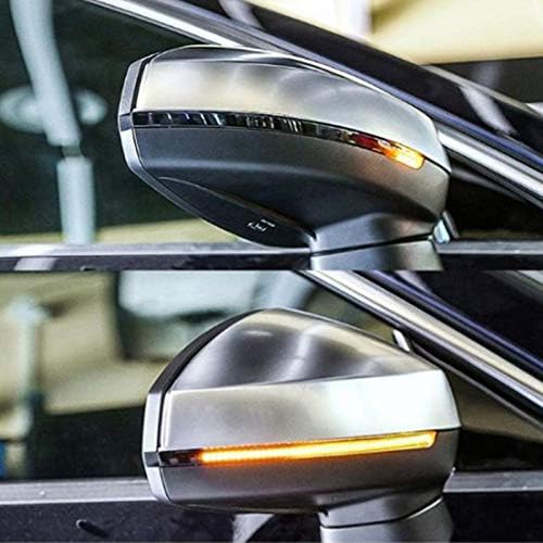 BYWWANG ıçin Audi A3 8 V S3 / RS3 8 V 2013-2020, araba Dinamik Kaydırma LED dönüş sinyal ışığı ayna göstergesi Flaşör