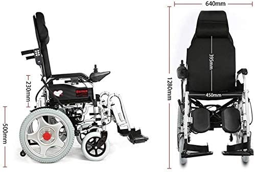 XİAZHOU Elektrikli tekerlekli sandalyeler, Taşınabilir Katlanır Dört Akıllı araç Bakımı, Tam Boy @ Tekerlekli Sandalye,