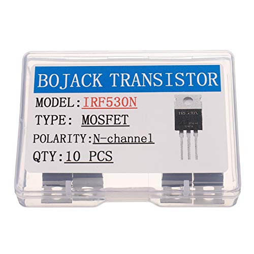 BOJACK IRF530 MOSFET Transistörler IRF530N 17A 100 V N-Kanal Güç MOSFET TO-220AB (10 Adet paketi)