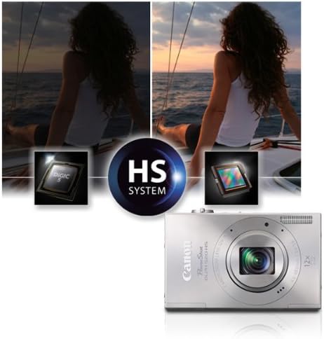 Canon PowerShot ELPH 520 HS 10.1 MP CMOS Dijital Fotoğraf Makinesi 12x Optik Görüntü Sabitlemeli Zoom 28mm Geniş Açılı Lens ve