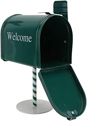 EXCEART Retro Posta Kutusu Demir Posta Yöneticisi Masa Üstü Posta Kutusu Posta Kutusu Güvenlik Posta Kutusu Masaüstü Dekorasyon