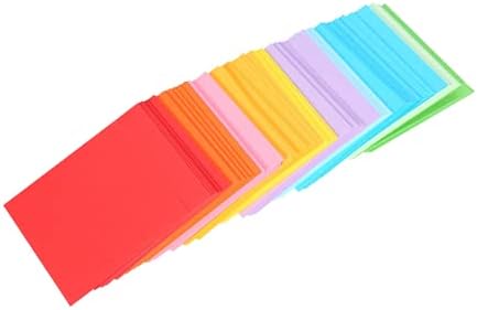 Origami Kağıt, Origami Kağıt 10 Karışık Renk Renkli Çift Taraflı Renkli Yaprak Origami Yıldız Yapmak için Çocuklar için Kart