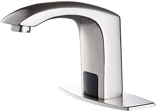 Otomatik Sensör Fotoselli banyo lavabo musluğu Eller Serbest banyo lavabo musluğu Taşma Drenaj Havalandırıcı Küvet Lavabo Vanity