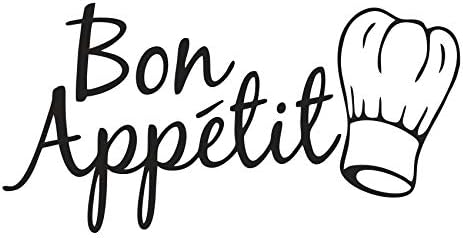 Duvar Dekor Bon Appetit Vinil Yazı Sanat Çıkarılabilir Duvar Sticker Şık Duvar Yemek Odası Restoran Mutfak Dekor ıçin Benzersiz