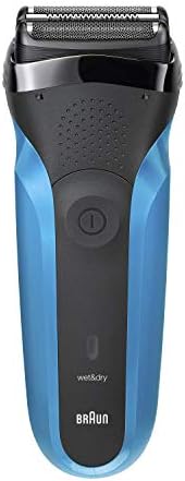 Erkekler için Braun Serisi 3 310s Islak ve Kuru Elektrikli Tıraş Makinesi / Şarj Edilebilir Elektrikli Tıraş Makinesi, Mavi