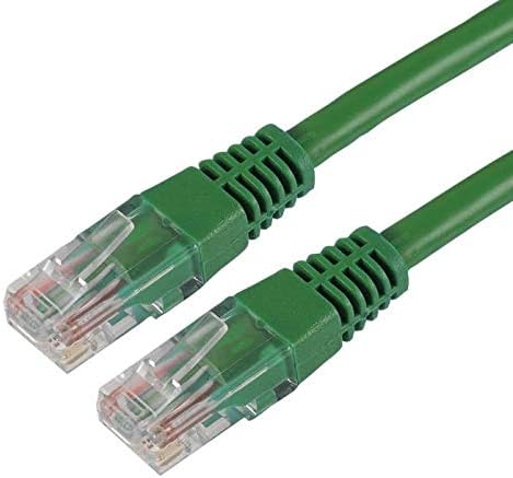 PS11023-Ethernet Kablosu, Cat5e, Cat5e, 5 m, 16,4 ft, RJ45 Fişi, RJ45 Fişi, Yeşil, (20'li Paket)