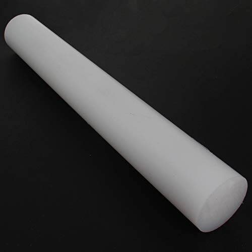Othmro Yuvarlak PE Barlar Çubuk 40mm x 0.3 m Mimari Model Yapımı için DIY Beyaz 1 ADET