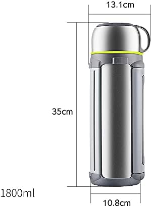 TWDYC Titanyum 1.8 L Yalıtımlı su ısıtıcısı Açık Seyahat Araba yalıtımlı su ısıtıcısı Büyük Kapasiteli Yalıtımlı Fincan Yürüyüş