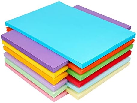 WTYYC 50 Yaprak / Toplu A3 70g Renkli Kopya Kağıdı El Yapımı Origami Karton Kağıt Kesme Malzemeleri (Renk: Floresan Sarı)