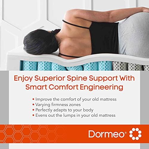 Dormeo tarafından Premium Yatak Topper / Yatıştırıcı ve Soğutma Yatak Topper / Patentli Basınç Noktası Giderici Octaspring Teknolojisi