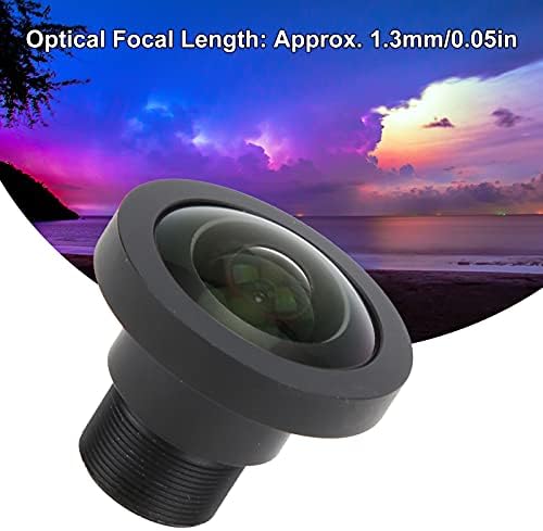 Shanrya Balık Gözü Lens, Panoramik Geniş Açı 185° Balıkgözü Lens 8MP Balıkgözü Lens 1.3 mm 1/2.7 in Spor Kamera için