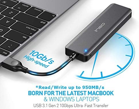 Avolusion ıneo (C2592-960G+64G) Süper İnce Taşınabilir 960 GB (1 TB) USB 3.1 Harici SSD + Ücretsiz 64 GB USB flash sürücü [Ultra