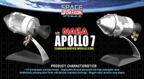 1/72 NASA Apollo 7 Komuta ve Servis Modülü (CSM)