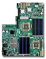 Supermicro MBD-X8DTU-6TF + -LR Çift LGA 1366 6 SATA Portu üzerinden ICH10R Çift 10 Gigabit w/SPF Çift GbE LAN Portları IPMI 2.0