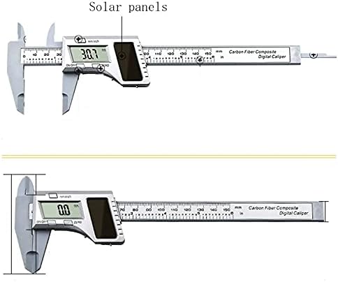 KGEZW Güneş Plastik Kumpas Elektronik dijital ekran 0-150mm Mini Kumpas Ölçüm Sürmeli Kumpas Ölçüm Aracı