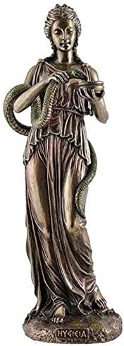 Hygeia Yunan Tanrıçası Sağlık Heykeli Heykel