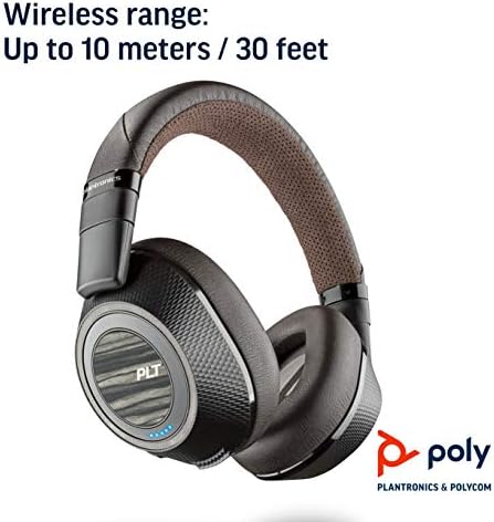Poly (Plantronics + Polycom) Plantronics BackBeat PRO 2 Kulaklıklar-Kablosuz Gürültü Engelleme - Siyah Ten Rengi, Siyah ve Ten
