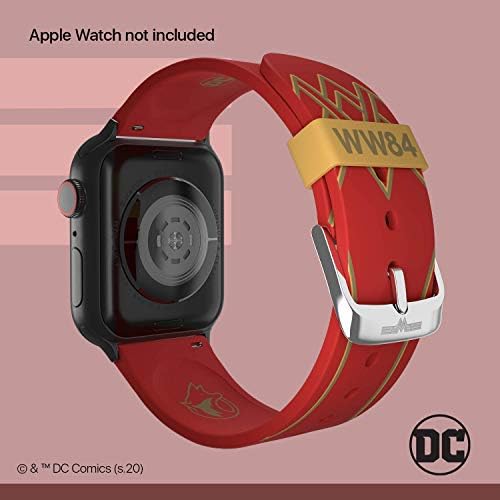 DC Comics-Wonder Woman 1984 Smartwatch Band - Resmi Lisanslı, Her Boyutta ve Apple Watch Serisi ile Uyumlu (saat dahil değildir)
