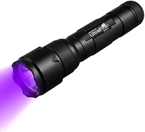 UltraFire Siyah ışık UV El Feneri, süper Güç UV 395-405 nm LED WF-502B Kaçak Dedektörü için Blacklight Fenerleri, Pet İdrar Leke,