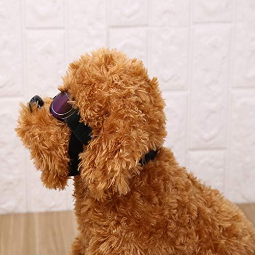 YiZYiF Küçük Köpek Güneş Gözlüğü Moda Yavru Köpek Gözlük UV Koruma Su Geçirmez Rüzgar Geçirmez Gözlük için Elastik Kayış ile