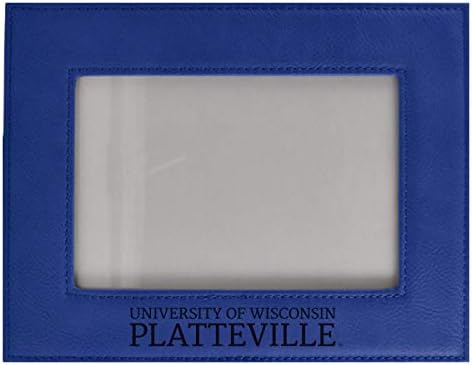 UXG, Inc. Wisconsin Üniversitesi-Platteville-Kadife Resim Çerçevesi 4x6 -Mavi