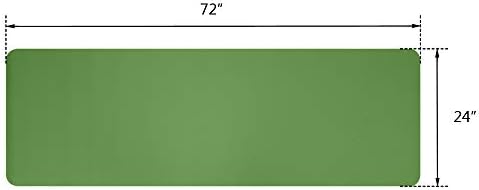 6mm Kalınlığında TPE Kaymaz Yoga Mat / Spor Mat (183x61x6cm) Derin Yeşil