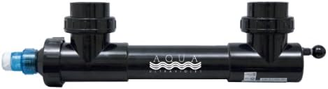 Aqua Ultraviyole AAV00035 Akvaryum için Silecekli 25 watt UV Sterilizatör, 2 inç, Siyah