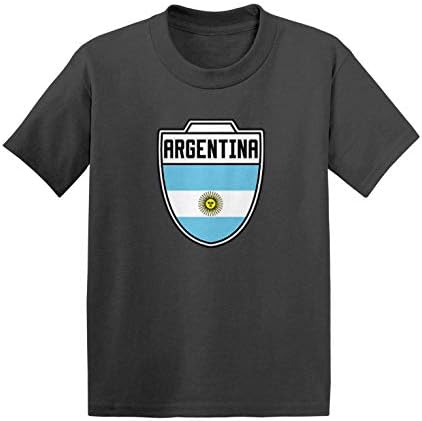 Arjantin-Ülke Futbol Crest Bebek / Yürümeye Başlayan Pamuklu Jarse T-Shirt