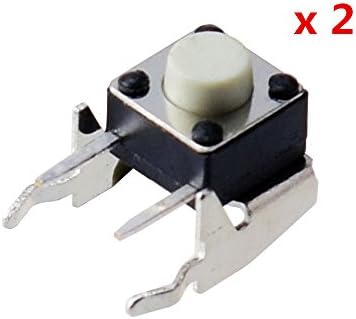 Beyaz LB RB Anahtarı Düğmesi Değiştirme için XBOX One Denetleyici Onarım 2 adet / grup