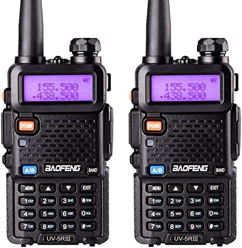 Baofeng UV-5III 5 Watt Tri-Band VHF, 1.25 M, UHF Amatör Radyo Dual Band Anten, 220 Anten 2 Paketi