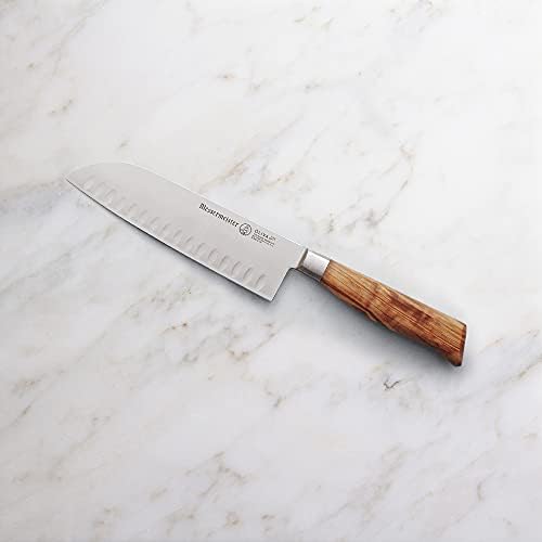 Messermeister Oliva Elité Kullenschliff Santoku Bıçağı / 7, Kahverengi