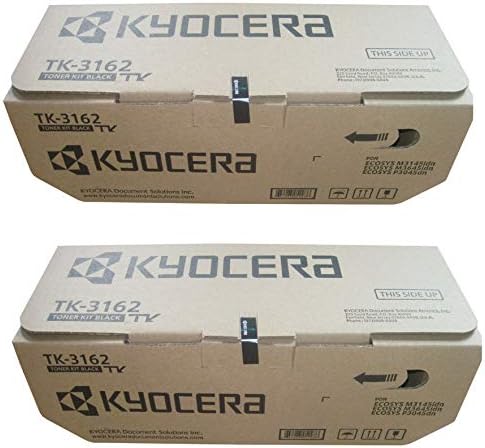 Kyocera 1T02T90US0 Model TK-3162 Siyah Toner Kiti, ECOSYS P3045dn Tek Renkli Lazer Yazıcı ile Uyumlu, 12500 Sayfaya Kadar Çıktı