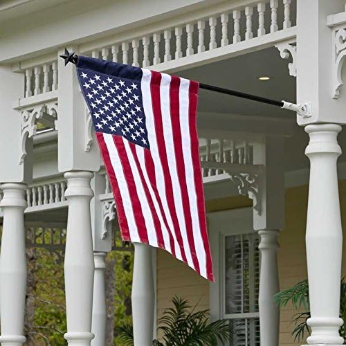 Yaprak dökmeyen Bayrak Amerikan Bayrağı Çift Taraflı Aplike Ev Bayrağı - 44 x 28