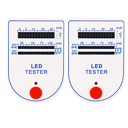 HıLetgo 2 adet LED Test Kutusu Test Cihazı 2~150mA Mini Kullanışlı ışık Yayan Diyot lamba ampulü pil test cihazı Kullanışlı Cihaz