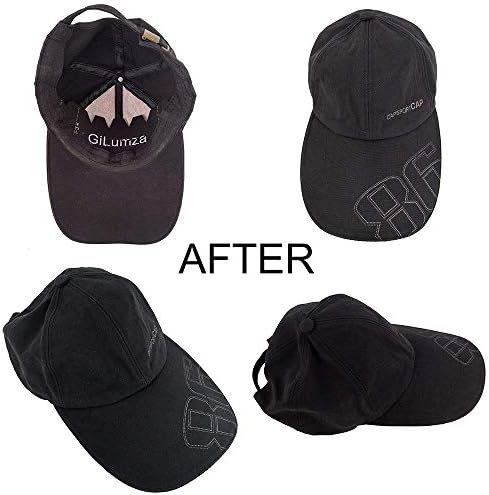Gılumza (Yükseltme) 4pk Siyah Beyzbol Kapaklar Ekler Şerit Taç Esnek ve Uzun Ömürlü Şapka Şekillendirici Plastik Şapka Astar