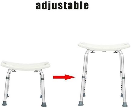 7 Yükseklik Yaşlı Ayarlanabilir Tıbbi Küvet Duş Sandalye Tezgah Dışkı Koltuk