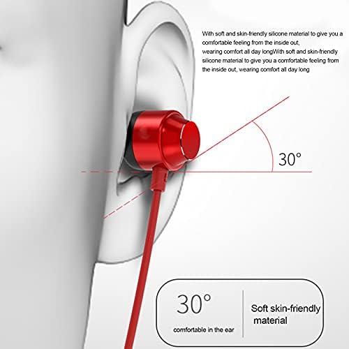 LUYANhapy9 Kablolu Kulaklıklar Kulakiçi, kulak Gürültü Iptal Tipi-c Arayüzü Manyetik Inhalasyon Kulak-Tipi Mic ile Gül Altın
