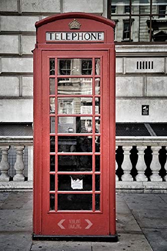 Londra Baskı Seti, 3 baskı Seti, Londra telefon kulübesi, Kırmızı, Mavi, Kireç, Dekor, Duvar Sanatı, Ev Dekorasyonu, Oturma Odası