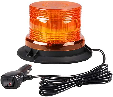 Primelux Amber Strobe ışıkları, 12 V-24 V Strobe ışık çubuğu 24 LED uyarı emniyet yanıp sönen işaret ışıkları 3 flaş modları