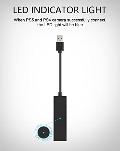 PS VR Adaptör Kablosu, PS5 PS4 için Kamera Adaptörü, Playstation Kamera ps4, PSVR Oyunları için Mini Kamera Adaptörü, PS5 Playstation